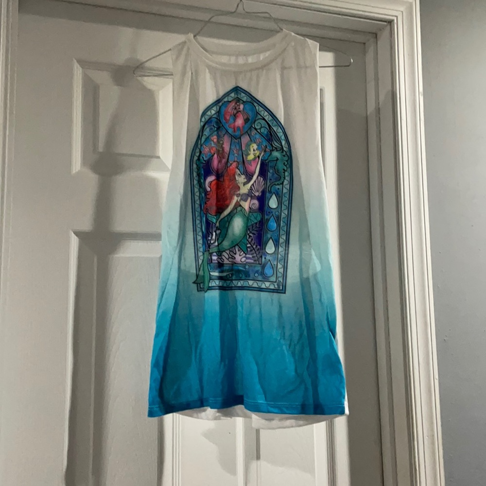 Little Mermaid Stained Glass Tank M